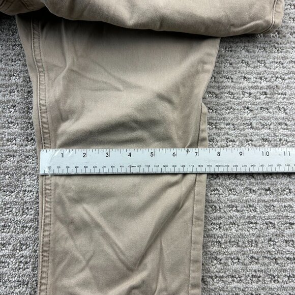 JORDACHE Skinny Pants Women Size 16 Brown Stretchy Khaki - Picture 12 of 13